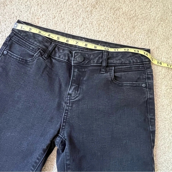 Simple Vera Wang Womens Pants 4 Mid-Rise‎ Black Denim Jeans Casual Streetwear - Picture 9 of 12